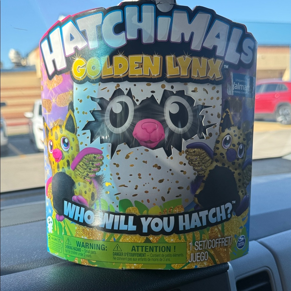 Hatchimals Golden Lynx Stuffed Animal Toy